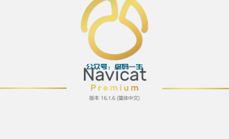Navicat Premium 16 for Windows下安装与永久激活破解教程 汉化激活版 亲测好用